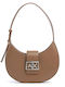 Fabric Women's Shoulder Bag Beige