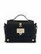 Black Leather Women's Shoulder Bag