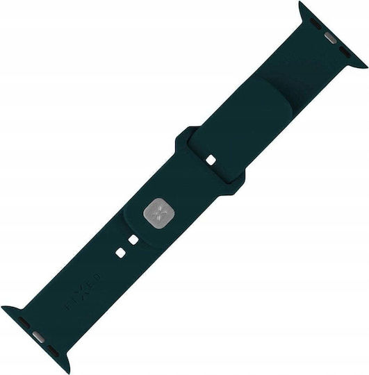 Fixed Fixed Sportliches Silikonarmband für Apple Watch 42, 44, 45 und 46 mm Türkis
