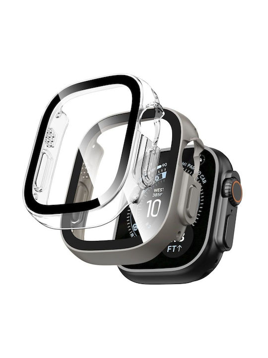 Tech-protect Defense 2-pack Apple Watch Ultra 1 2 3 4 49 Mm Titanium & Clear 5906302399123 Tech-protect Defense 2-pack Apple Watch Ultra 1 2 3 4 49 Mm Titanium & Clear 5906302399123