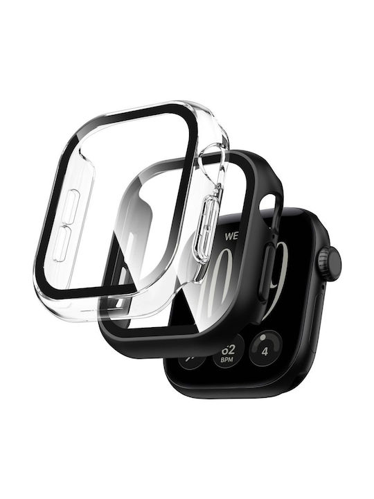 Tech-protect Defense 2-pack Apple Watch 12 46 Mm Black & Clear 5906302399055 Tech-protect Defense 2-pack Apple Watch 12 46 Mm Black & Clear 5906302399055