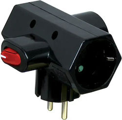Electropack Adaptor triplu pentru priză cu Întrerupător Electropack Adaptor triplu pentru priză cu Întrerupător