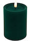 Χριστουγεννιάτικο Κερί Led 013.840003 7,5x10cm Green