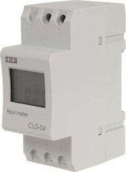 F&f Clg-04 Contor de Ore de Funcționare pe Șină Din cu Baterie