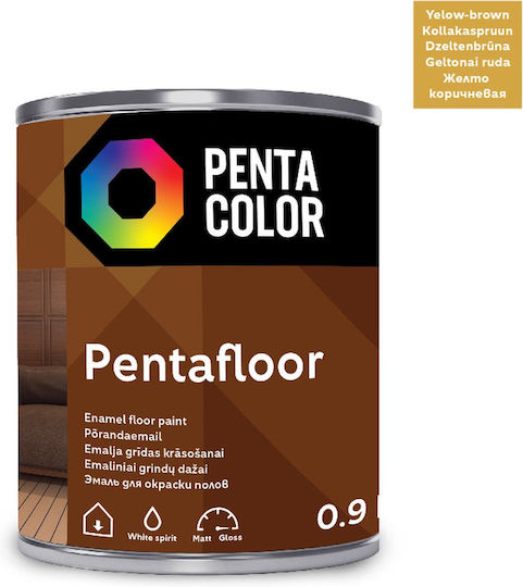 Pentacolor Pentafloor 0,9 l Gelbbraun Glänzend