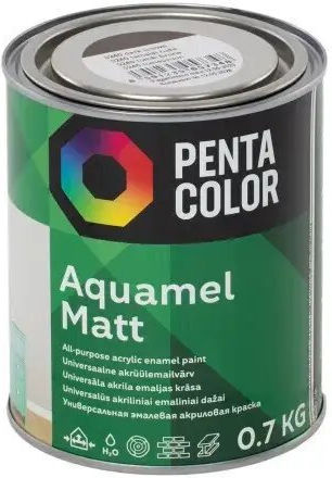 Pentacolor Acryl Aquamel 0,7 l Dunkelbraun Matt