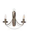 Domoletti Classic Wall Lamp with E14 Socket, Bronze, 18 cm