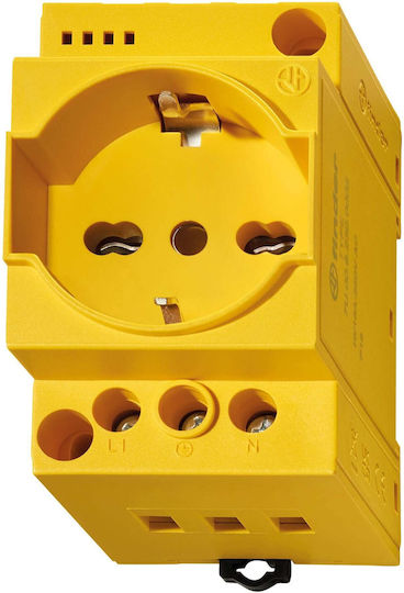 Finder Single Yellow Power Socket