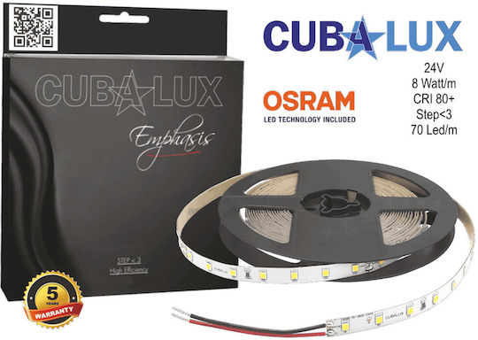Cubalux 24V LED Strip Cool White Light
