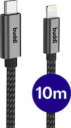 Buddi Flex USB-C to Lightning Cable 20W Μαύρο