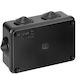 Orno Electrical Junction Box for Outdoor Branching Waterproof IP65 in Black Colour