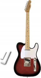 V-tone ETL39 RB Електрическа китара Т-образна форма Сива