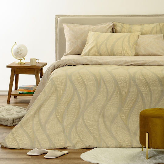 Melinen Ultra Drift Υπέρδιπλη 225x245cm Beige