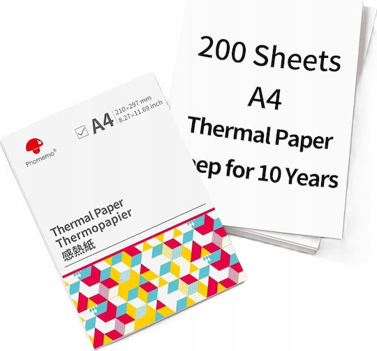 Phomemo A4 Printing Paper 200 Sheets