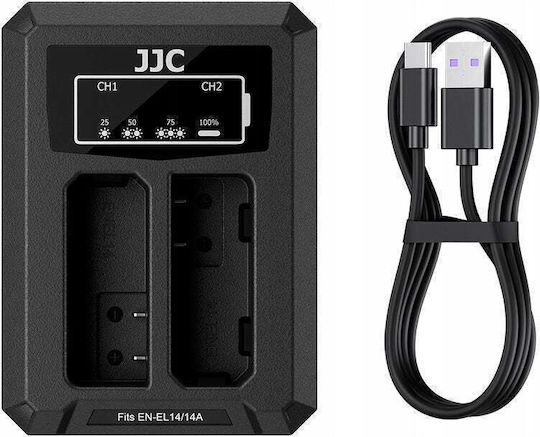 JJC Doppeltes Batterieladegerät Kompatibel mit Nikon