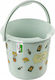 Lumarko Plastic Bucket with 10L Capacity, Green