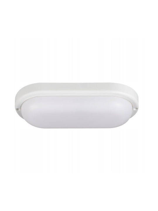 Kanlux Outdoor Ceiling Light with Built-In Led in White Colour
