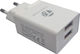 Takemore Ladegerät Ohne Kabel mit 2 USB-A-Anschlüssen Weiß (266879)