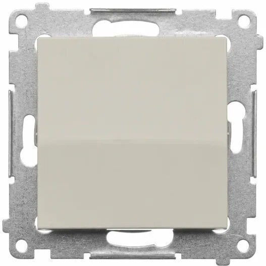 Schneider Electric Waterproof Recessed One-Way Wall Switch with Frame