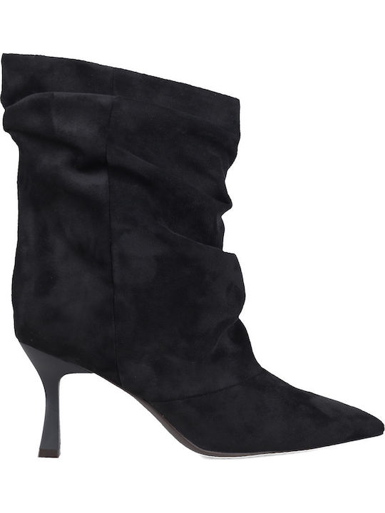 Suede Women's Ankle Boots Black