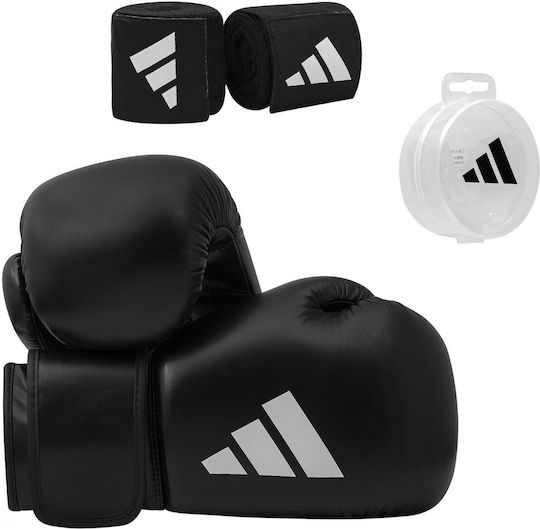 adidas Competition Boxing Gloves Black