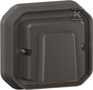 Legrand Plexo Cable Outlet Front Plate in Grey 069878L