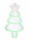 Weihnachtsdekoration Home Styling Collection Weihnachtsschild LED-Neon 23 x 22 cm