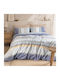 Rythmos Verve Single Cotton Coverlet Set Multi 160x240cm 2pcs