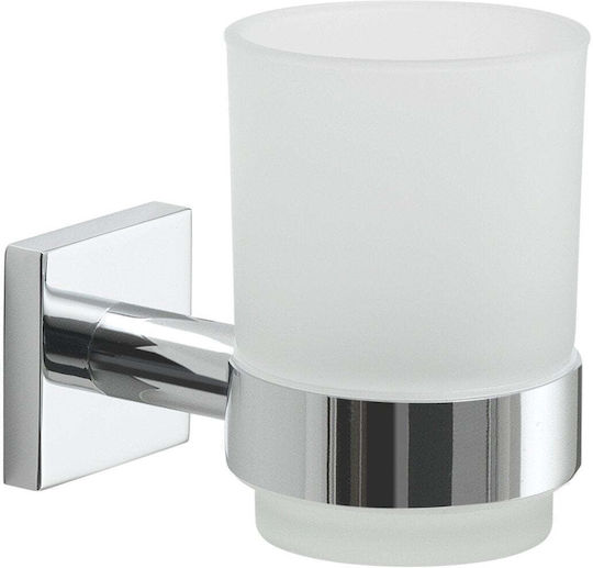 Domoletti Wall-Mounted Plastic Toothbrush Holder Silver 4772013331995
