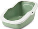 Savic Green Cat Litter Tray L56 x W39 x H27.5cm