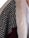 Women's White Furry Neck Warmer Scarf