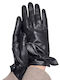 Black Women's Leather Gloves