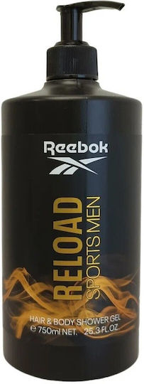 Reebok Reload Shower Gel for Men to Control Oiliness 750ml