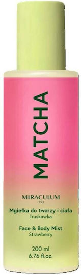 Miraculum Matcha Strawberry Shower Gel with Green Tea Scent for Men 200ml