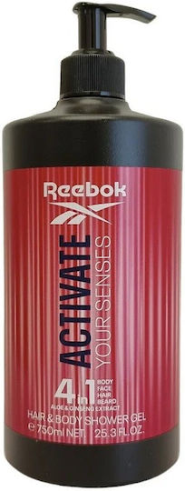 Reebok Activate Your Senses Shower Gel for Men 750ml
