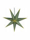 Grawerkowo Green Paper Christmas Star 60x60x60cm