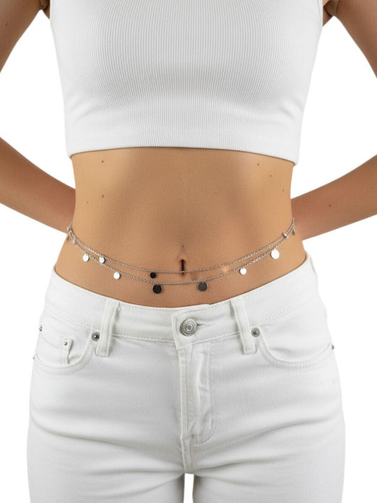 Ardika Silver Body Chain