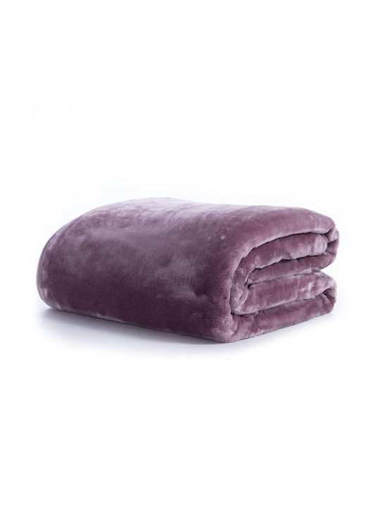 Nef-Nef Homeware Loft Samtige Decke für Doppelb...