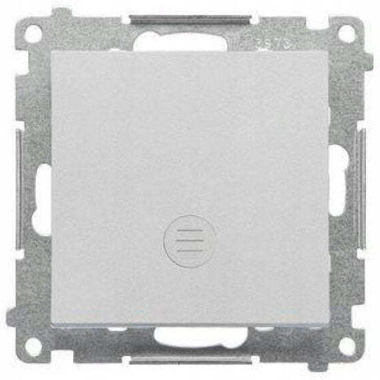 Kontakt-Simon Recessed Single-Way Wall Switch Without Frame