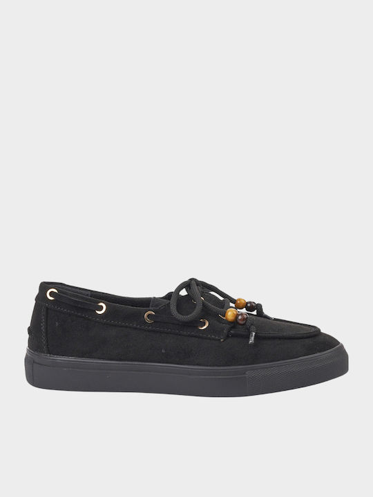 Verde Damen-Loafers in Schwarz