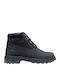 Black Leather Chukka Boots