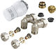 Comap Set Termostatic de Colț 1/2 3/4 Rk1001001