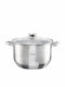 Zilner Deep Stainless Steel Pot 7.6 L / 26 cm