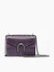 Leather Women's Shoulder Bag Suede Purple