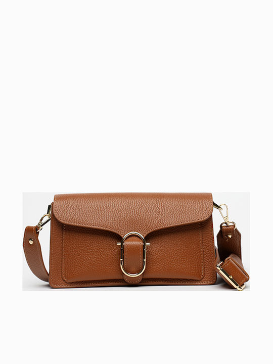 Brown Leather Women's Shoulder Bag