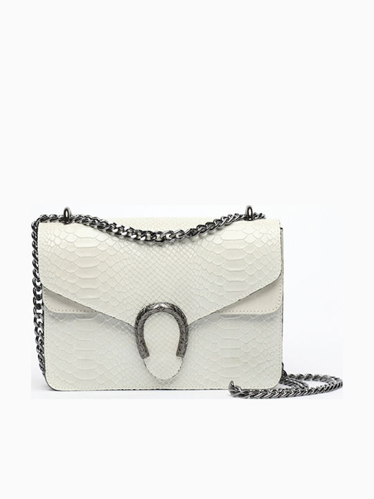 Leather Women's Shoulder Bag Suede Beige