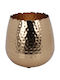 Lumarko Decorative Metal Gold Vase 18xH18cm