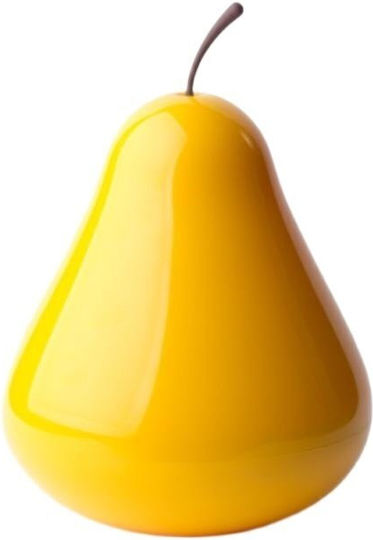 Qualy Tea / Sugar Jar with Airtight Lid Plastic Yellow 16.5x16.5cm