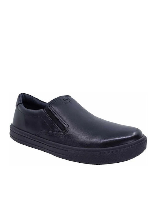Pegada Pantofi Casual Bărbătești din Piele Negri