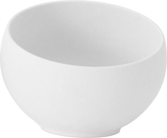 e-exoplismos Orb Round White Melamine Serving Bowl with 8 cm Diameter